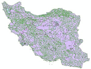 دانلود نقشه ایران با فرمت Shapefile